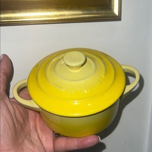 Le Creuset Yellow Mini Cocotte - Sunny Yellow Ombre